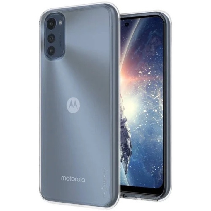 Telefontok Motorola Moto E32s - átlátszó szilikon tok