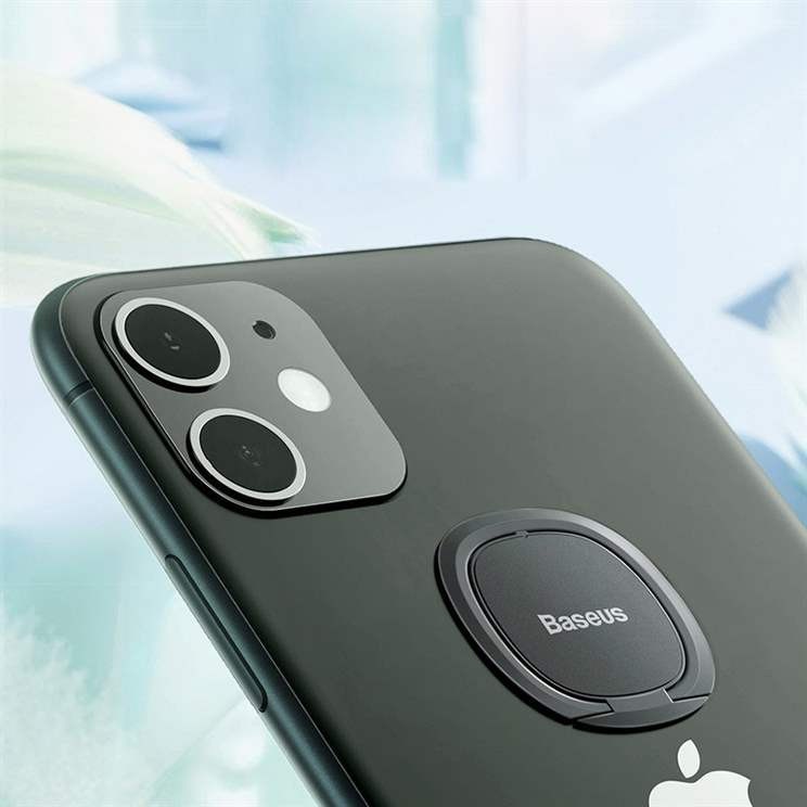 Maner inel invizibil, Baseus, Pentru telefon, Gri