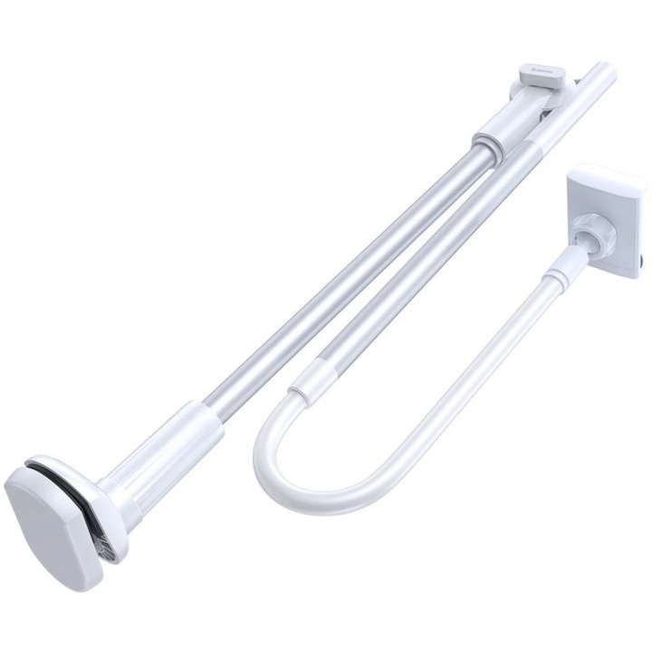 Suport clema telefon/tableta, Baseus, Argintiu