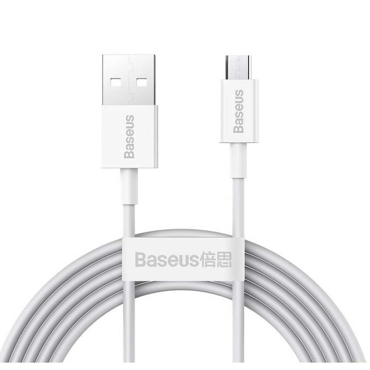 Baseus Superior Series USB-micro USB kábel, 2A, 2m, fehér