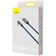 Cablu Baseus Type-C la tip Lightning Legend Mobile Game 20W, 1m, Elbow Blue