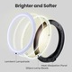 LED ринг лампа Jiafen XD260BG, Цветова температура 3200-5600К, 3 Режима на цвят, Диаметър на ринга 26 см, Мощност 20W, Регулируем, Черен, Подходяща за Тик Ток и други