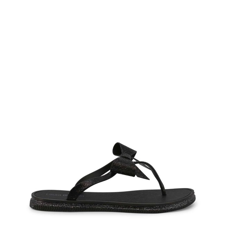 Slapi Dama, Laura Biagiotti, Model flip-flops, Negru, 38EU