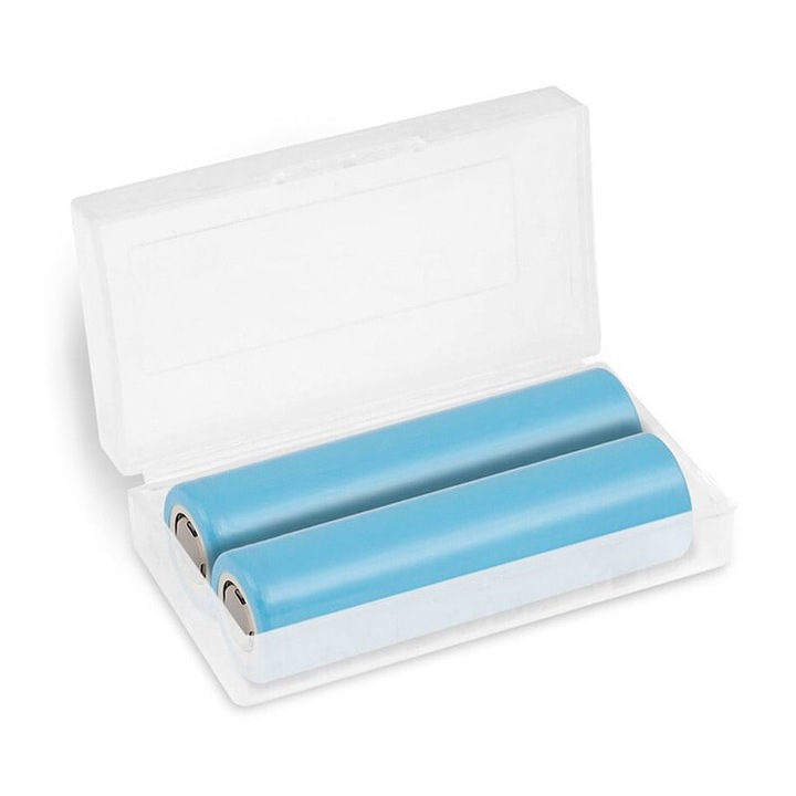 2 db 18650 3200 mAh 3.7V-os akkumulátor készlet