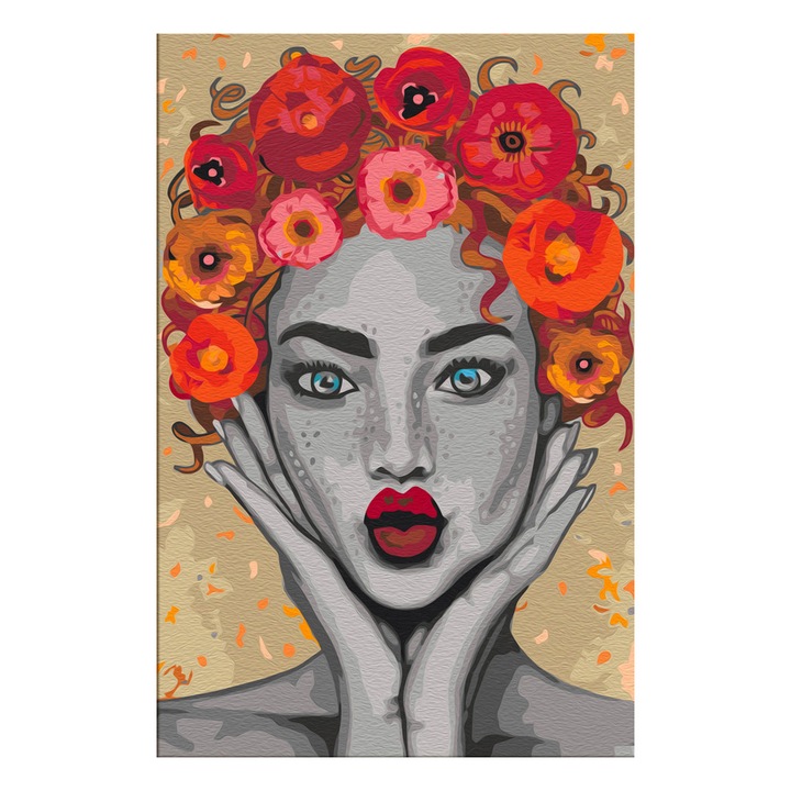 Artgeist festmény számokkal, Summer Lady, 40 x 60 cm
