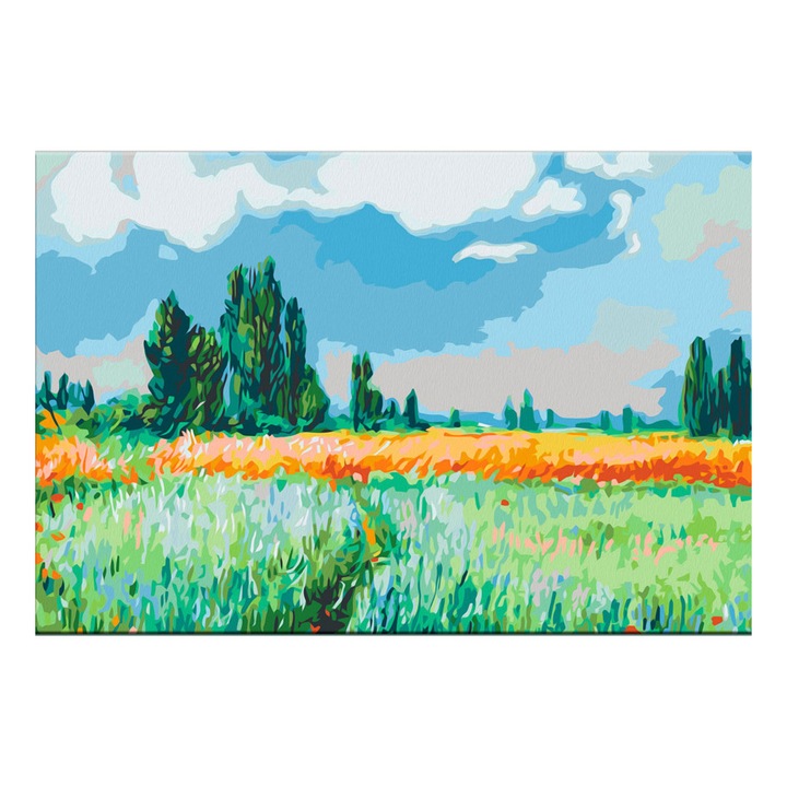 Pictura pe numere Artgeist, Claude Monet: The Wheat Field, 60 x 40 cm