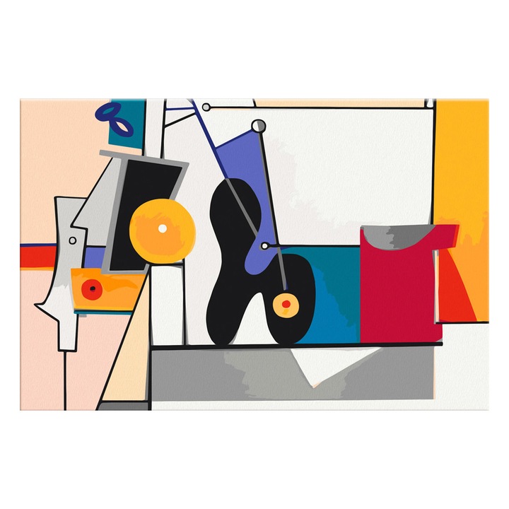 Artgeist festmény számok alapján, Arshile Gorkij: Szervezet, 60 x 40 cm