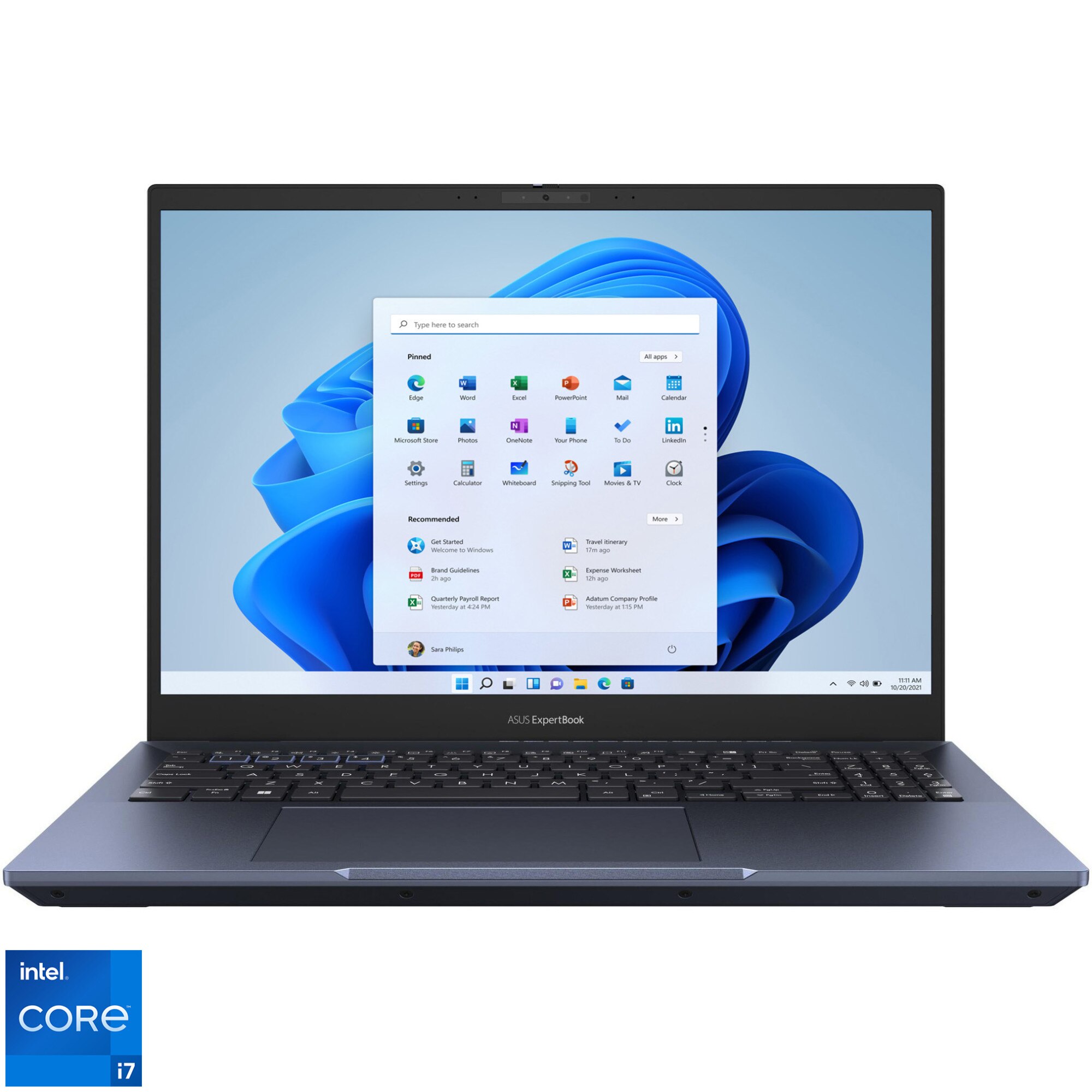 Laptop ASUS ExpertBook B5 B5602CBA cu procesor Intel® Core™ i7-1260P pana la 4.7GHz, 16'', WUXGA, 16GB DDR5, 1TB SSD, Intel Iris Xᵉ Graphics, Windows 11 Pro, Star Black