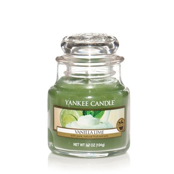 Lumanare Parfumata Borcan Mic Vanilla Lime, Yankee Candle Lumanare Parfumata Borcan Mic Vanilla Lime, Yankee Candle
