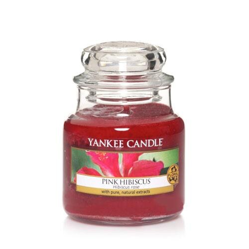 Lumanare Parfumata Borcan Mic Pink Hibiscus, Yankee Candle