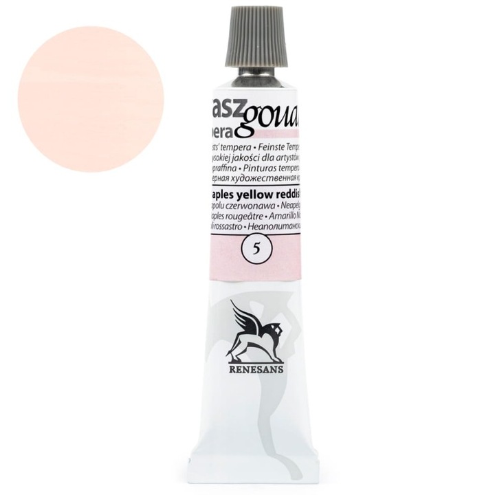 Vopsea guase extrafine, Renesans, 20ml, 05 Naples Yellow Reddish