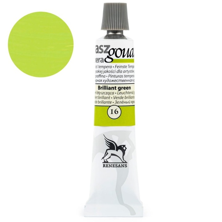 Vopsea guase extrafine, Renesans, 20ml, 16 Green Bright