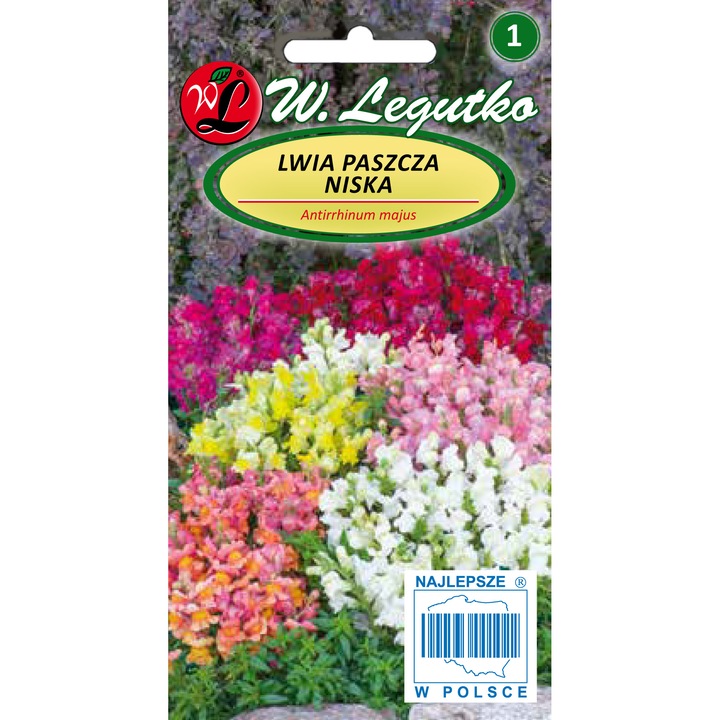 Seminte, Legutko, De flori, Pentru medii compacte, Pentru sol fertil, 0.5 g