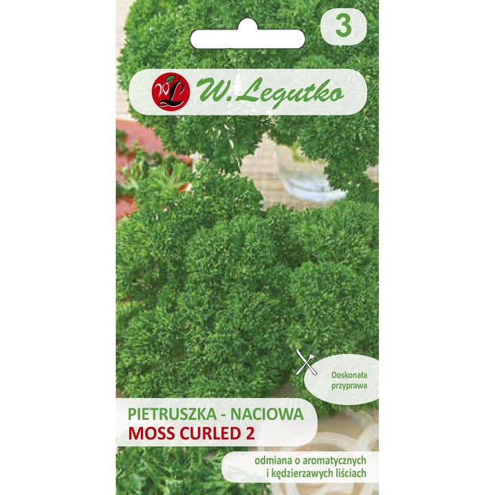 Seminte de patrunjel, Legutko, Pentru sol fertil, Rezistent la mucegai, 5 g