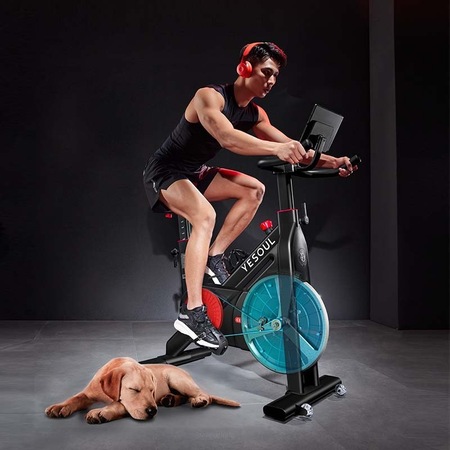 Bicicleta fitness YESOUL Spinning Bike C1H, Negru