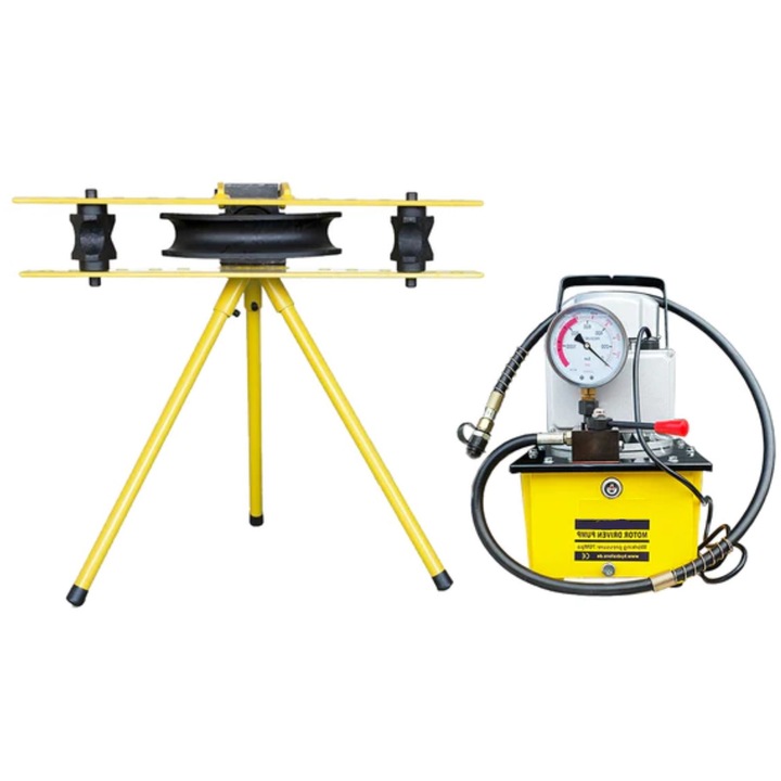 Utilaj de indoit hidraulic tevi 21,5-60 mm actionat cu pompa electrohidraulica