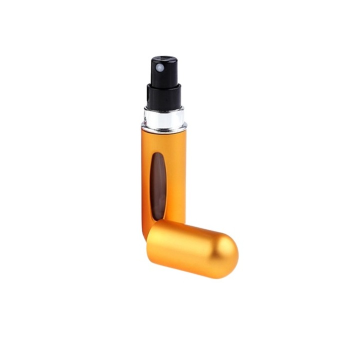 Újratölthető tartály parfümhöz 5 ml, világosbarna, eR DL