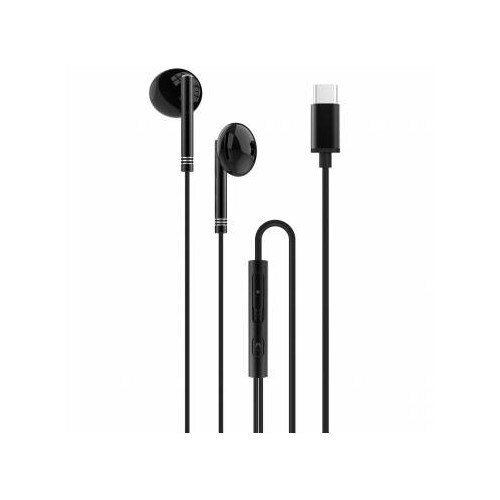 Casti cu fir Stereo XO EP29 Negru, tip In-Ear, conector USB TipC, 1m, Microfon incorporat