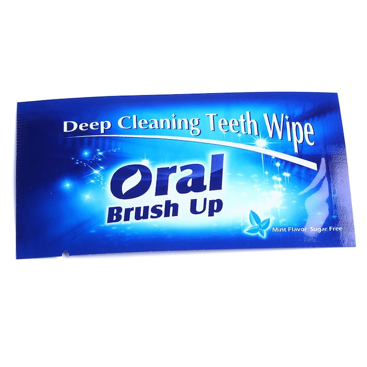 Кърпичка за почистване на зъби Glory Smile, четка за устна кухина, мулти-защита с флуорид, 1 бр.
