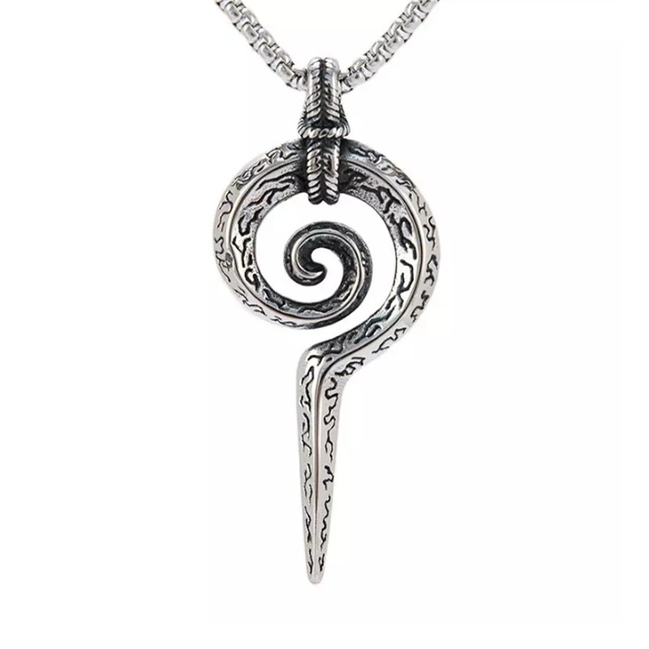 Merlin bot függőlánc, unisex, ezüst, EFAYN