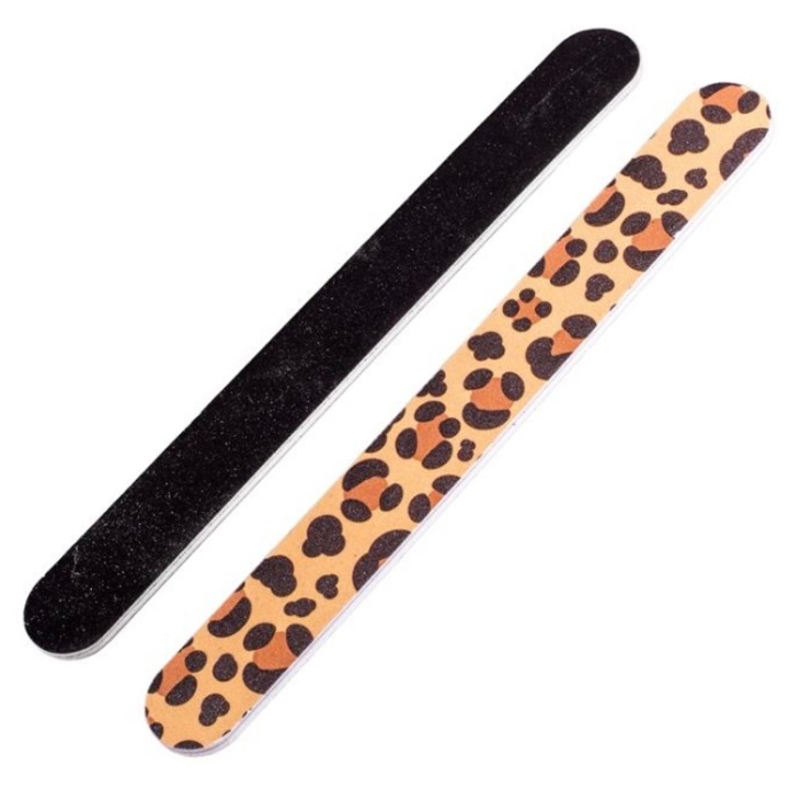 Set 2 pile cosmetice, animal print, multicolor, 16 cm