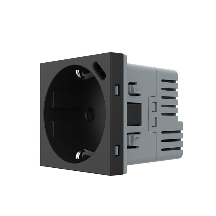 Modul Priza Schuko si USB-C LIVOLO, Standard German – Serie Noua, Negru