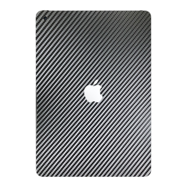 Folie Protectie Skin Spate Tableta pentru Apple iPad mini 6 (2021) 8.3'', New Technology Protection, Hypnotized Design, Full Glue, Instalare usoara, Negru Titan