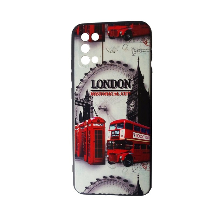 Telefon tok kompatibilis a Samsung Galaxy A02s készülékkel, ütésálló, London, 361HT