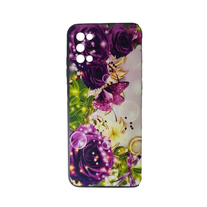 Telefon tok kompatibilis a Samsung Galaxy A03s készülékkel, ütésálló, pillangók, 364HT