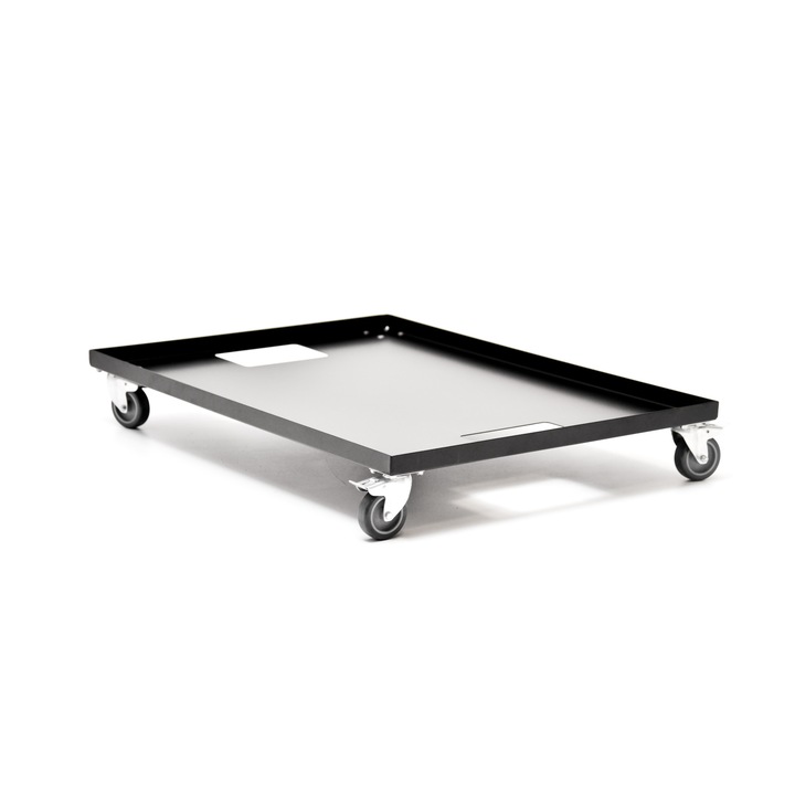Carut pentru cusca Total Crates, Negru mat, 55x40x12