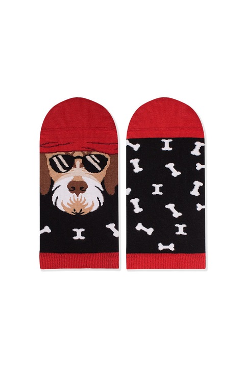 Sosete scurte bumbac Bones, 43-46 EU, Multicolor