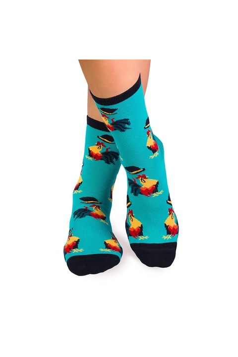 Sosete bumbac organic COLOUR COTTON Rooster MINT