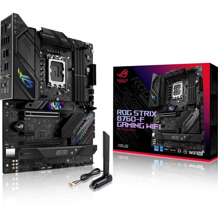 Дънна платка ASUS ROG STRIX B760-F GAMING WIFI, Socket LGA1700