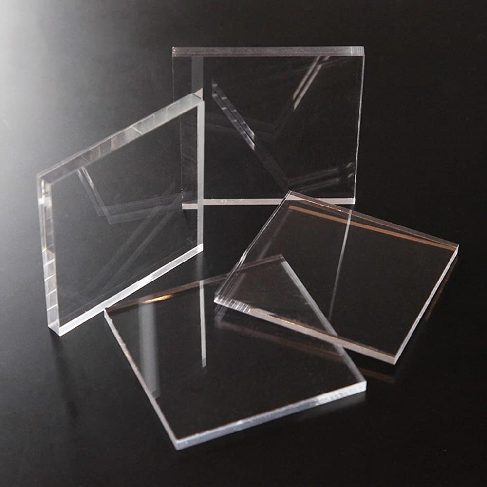 Plaque Plexiglas PMMA Transparent Ep. 3 mm L.29.7 x 21 cm A4