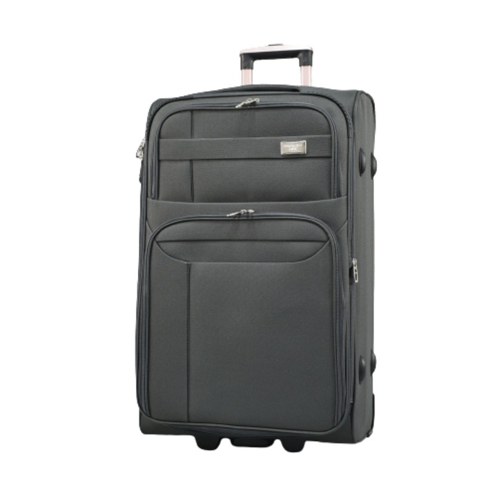 Troler, Perfect line, Textil, 75x30x46cm, Gri