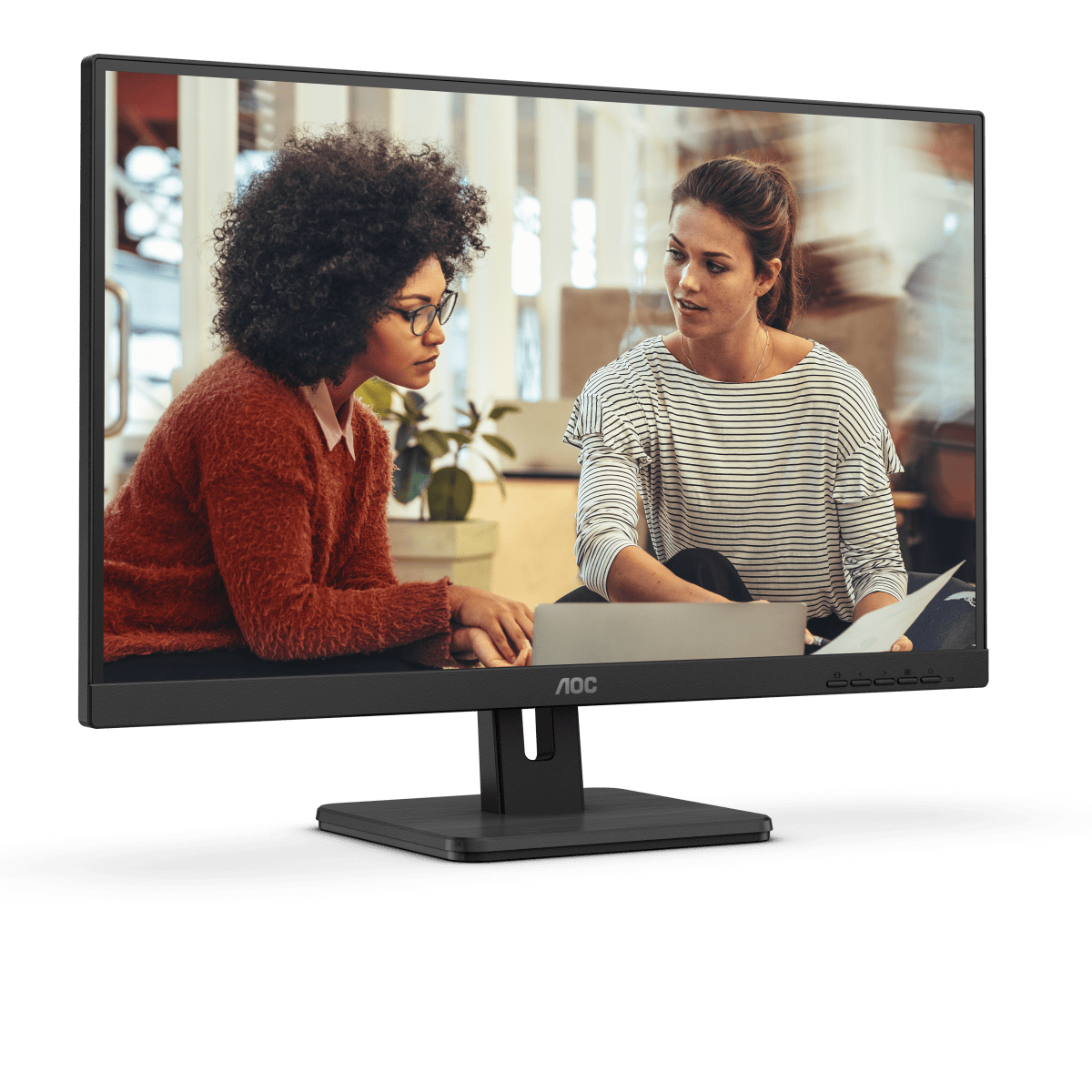 AOC VA 27" монитор, QHD, 75Hz, DisplayPort, Q27E3UAM, черен - eMAG.bg