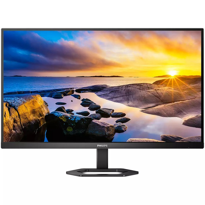 Monitor Philips VA 27", QHD, 75 Hz, DisplayPort, HA Pivot, 27E1N5500LA/00, fekete