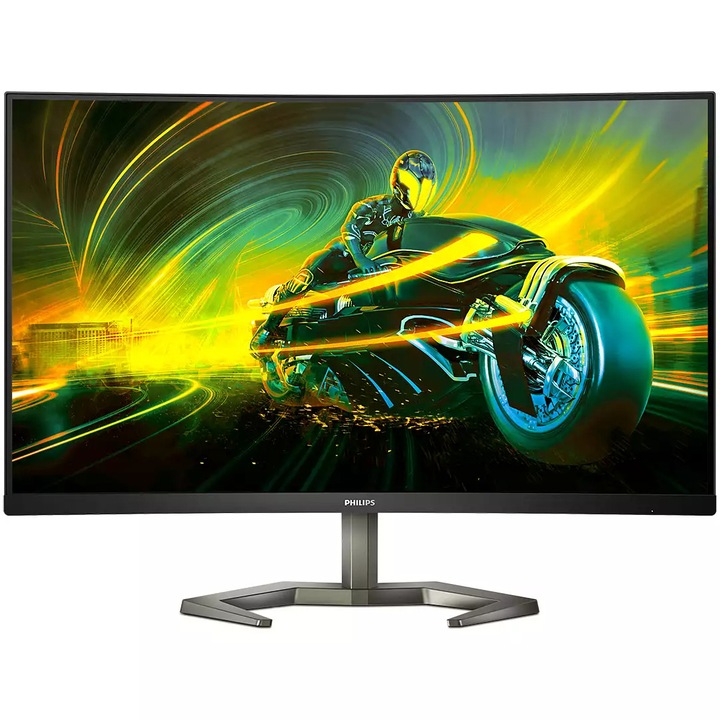 Philips 32M1C5500VL/00 hajlított gaming monitor, VA 31.5", QHD, HDR10, 165 Hz, DisplayPort, fekete