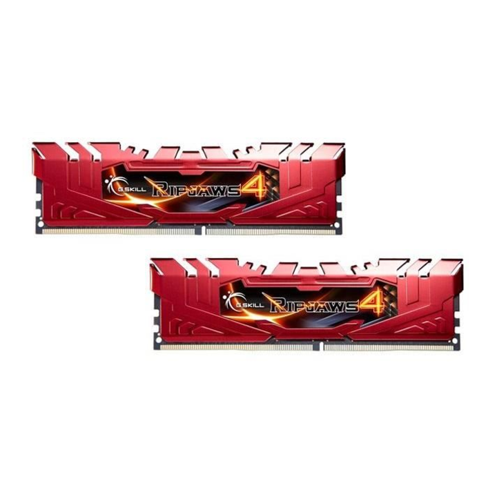 Памет RAM GSkill Ripjaws 4 Red, F42133C15D16GRR, DDR4, 16GB 8GBx2, 2133MHz, CL15