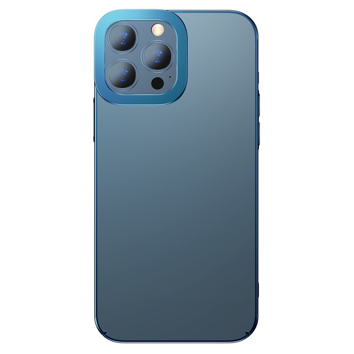 Baseus Glitter átlátszó tok iPhone 13 Pro Max készülékhez, kék