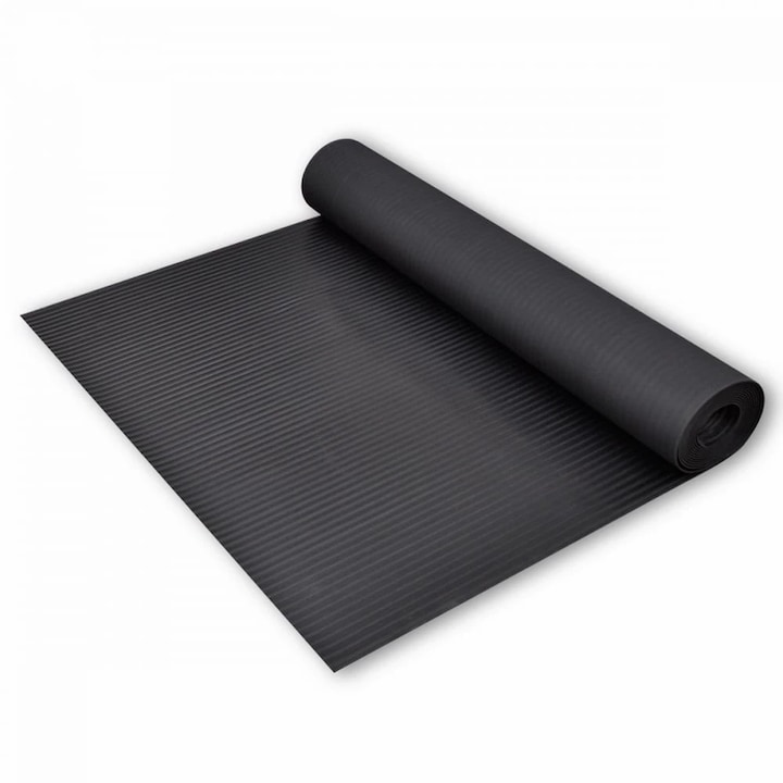 Гумен килим против плъзгане за защита на пода на автомобила, модел SQUARE, 140 см