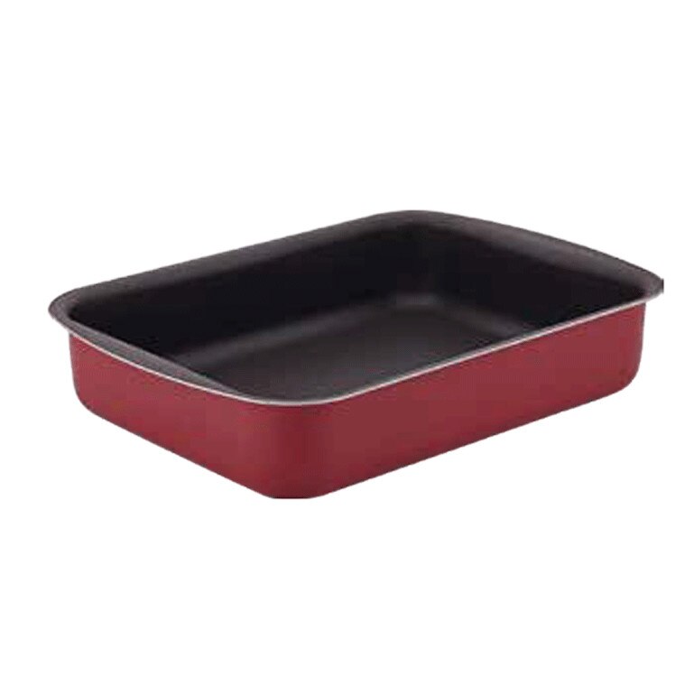Tava dreptunghiulara 35cm culoare rosie