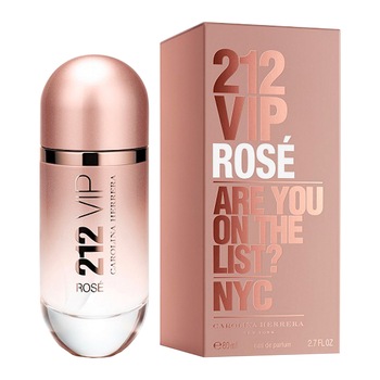 Apa de parfum Carolina Herrera 212 Vip Rose,Femei, 80 ml Apa de parfum Carolina Herrera 212 Vip Rose,Femei, 80 ml