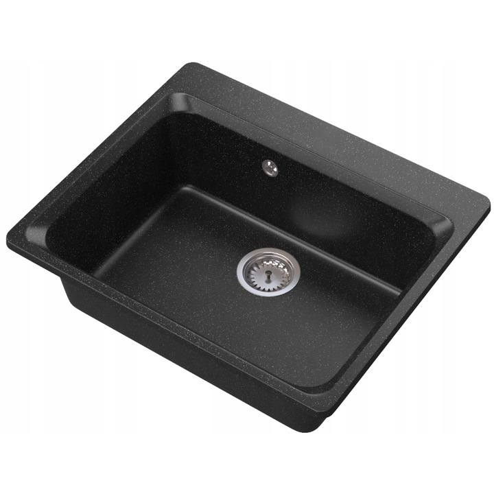 Мивка GRANITAN, 20см, Черен