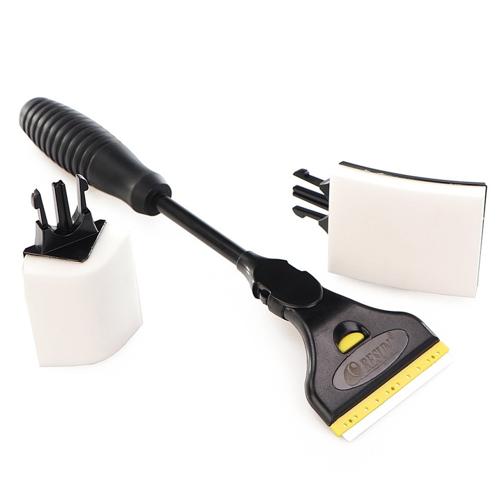 Racleta de curatat acvarii, Resun, 30 cm, Negru