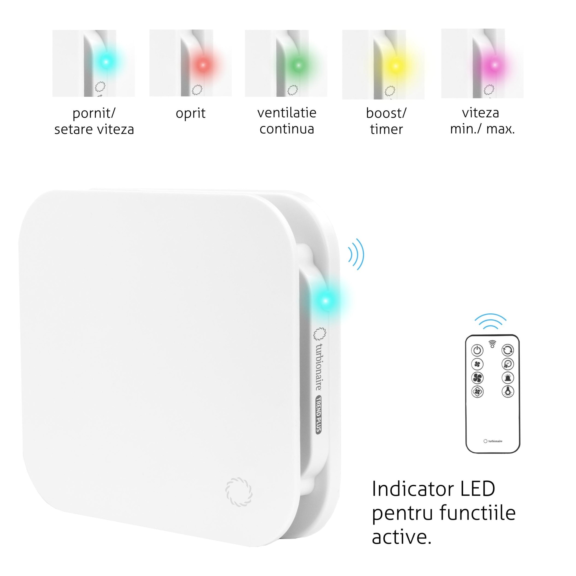 Aspiratore Turbionaire Trend Plus 100 Mm - Per Bagno E Cucina, Telecomando, Motore DC Brushless, 7 Velocità + Boost - Foto 9