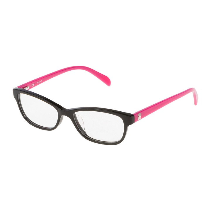 Детски рамки за очила VTK523490700, Tous, Ацетат, 49-15-130 мм, Розово/Черно
