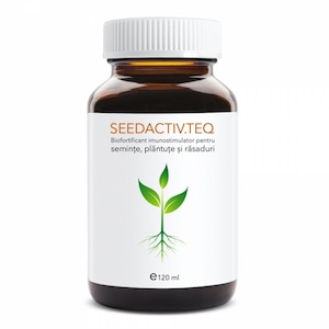 Biofortificant imunostimulator pentru seminte, plantute si rasaduri SEEDACTIV.TEQ, 120 ml