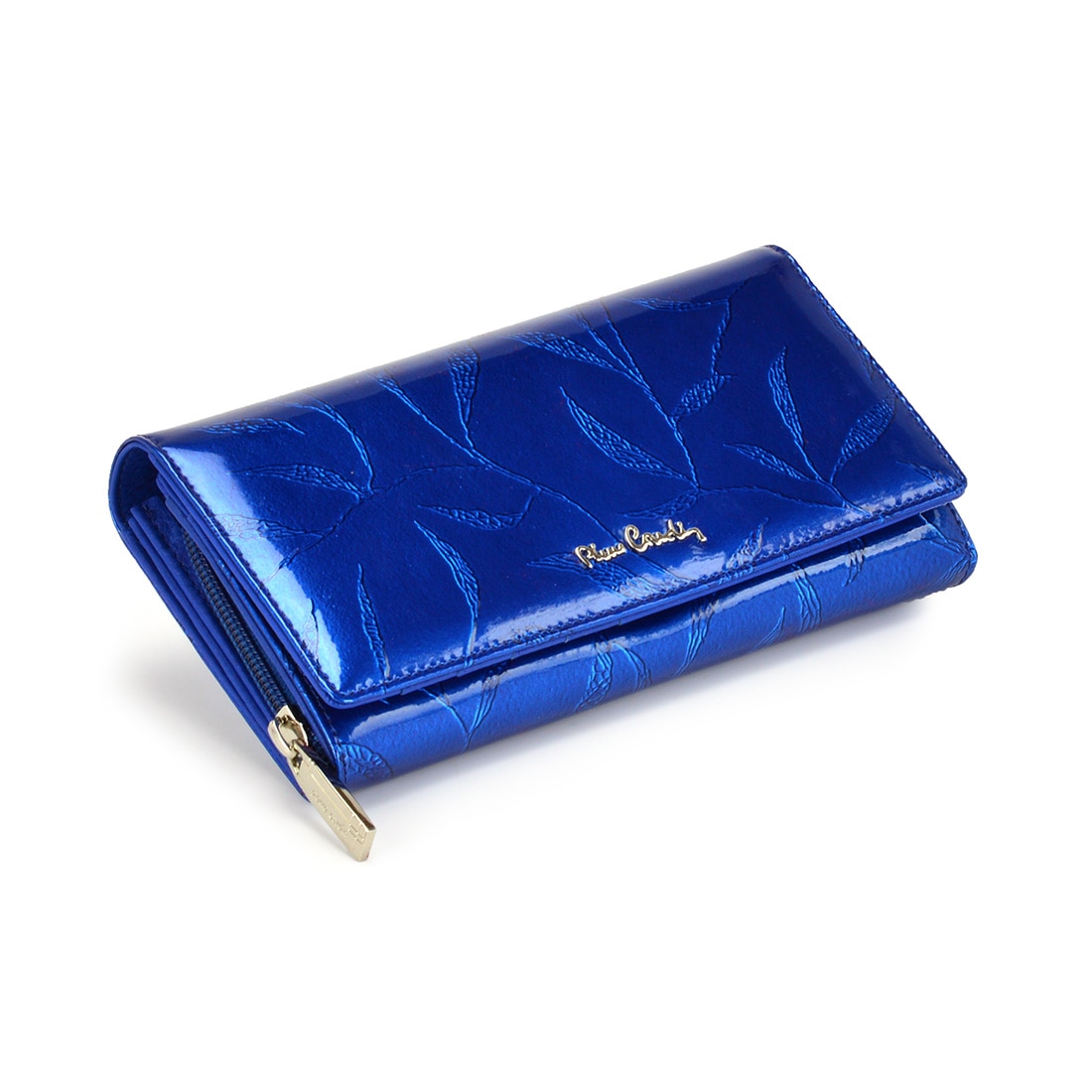 Дамски портфейл Pierre Cardin, Естествена кожа, Син - eMAG.bg