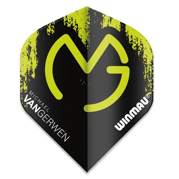 Комплект 3 дартса Winmau Mega 75 Standard - MVG Green & Black